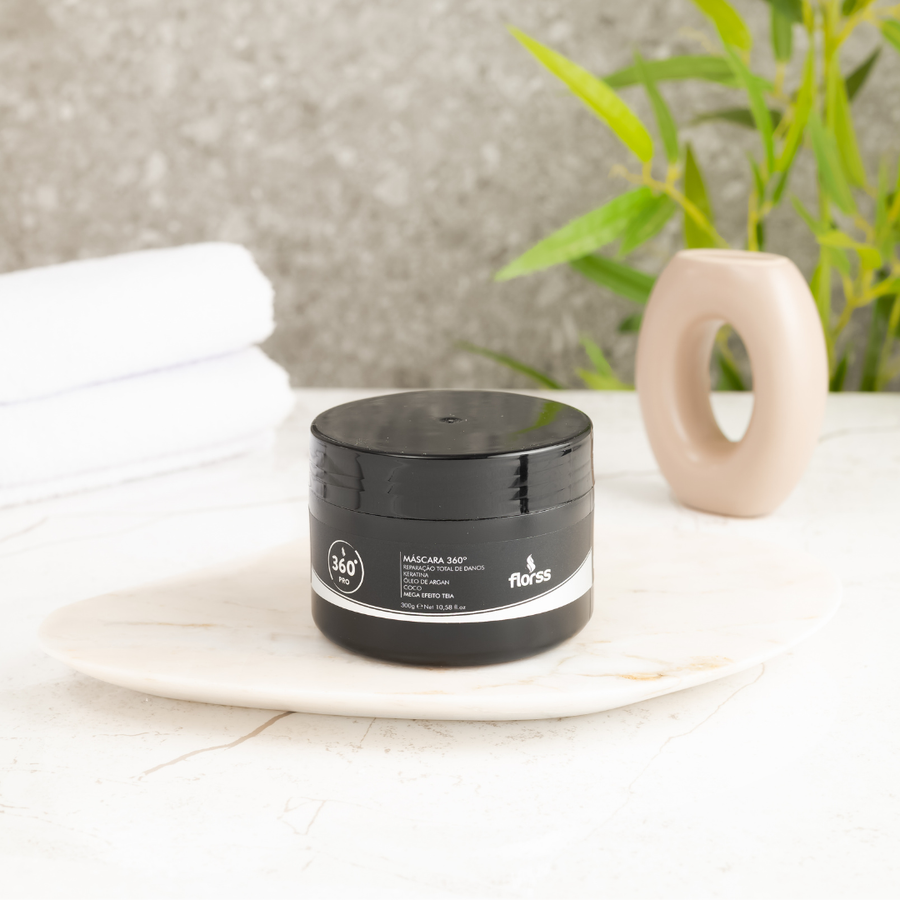 Máscara 360° Pro 300g Florss – Reparação Total dos Fios
