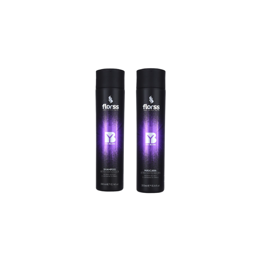 Kit Ultra Matizador para loiros iluminados, tratados e sem amarelado