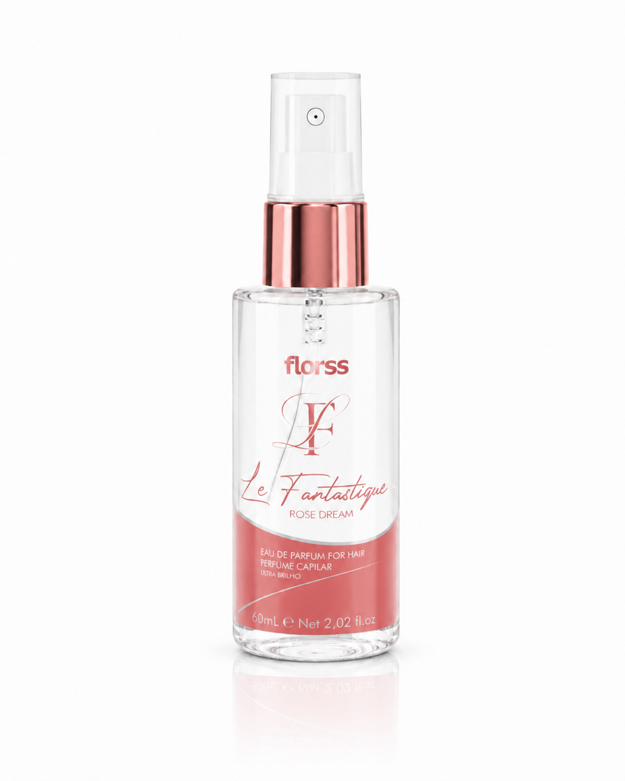 Rose Dream 60ml Florss – Perfume Capilar com Ultra Brilho