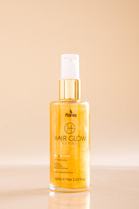 Hair Glow Verniz Dourado 60ml Florss – Brilho Intenso e Controle de Frizz