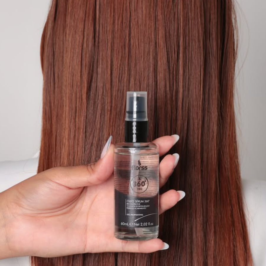 Óleo Sérum 360° Pro 60ml Florss – Proteção, Nutrição e Brilho