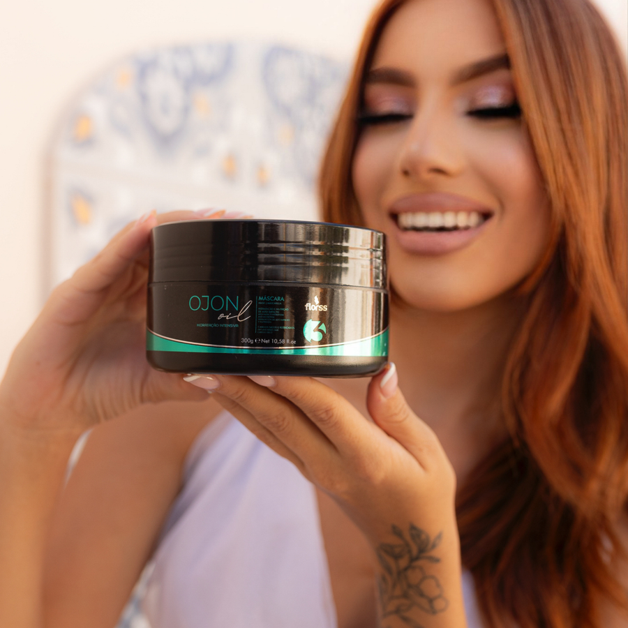 Máscara Ojon Oil 300g Florss – Reconstrução e Nutrição Intensa