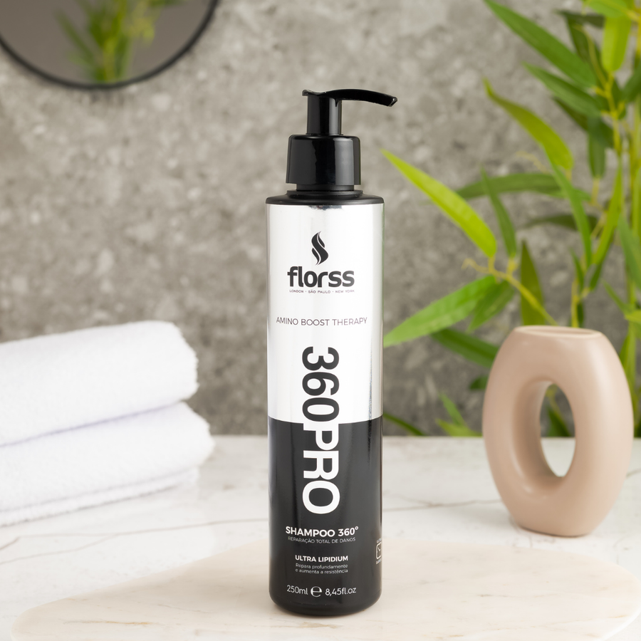 Shampoo 360° Pro Florss – Reconstrução Capilar com Nanotecnologia