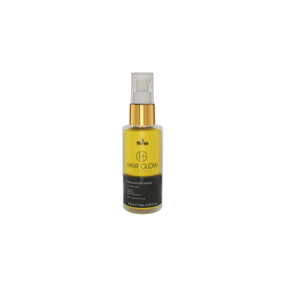 Hair Glow Verniz Dourado 60ml Florss – Brilho Intenso e Controle de Frizz