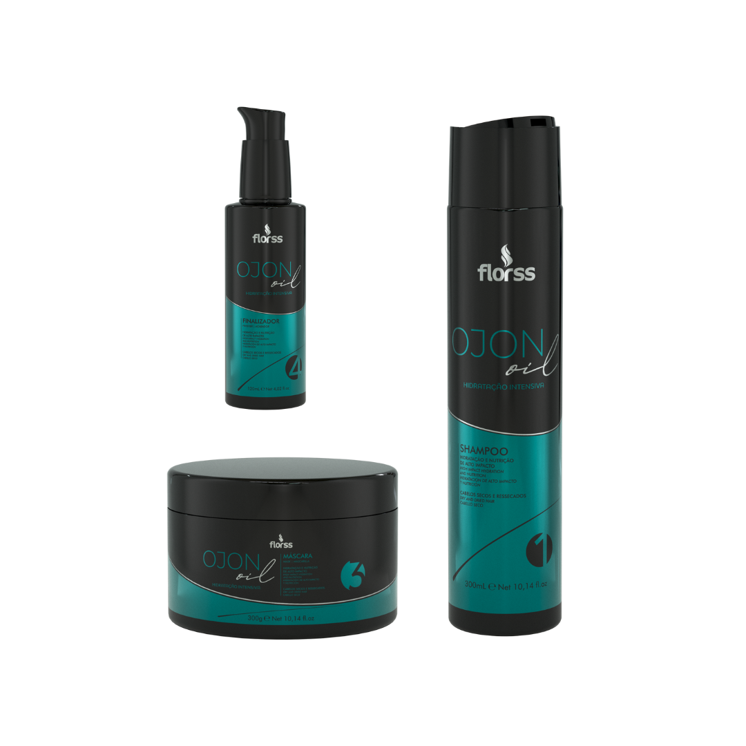 Kit Ojon Oil Premium Florss — Reconstrução, Nutrição e Proteção